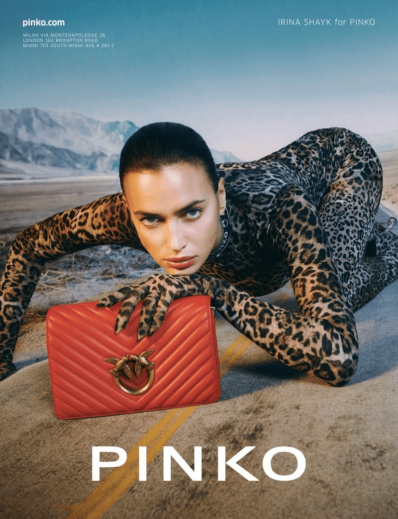 Irina Shayk for PINKO — campaign visual